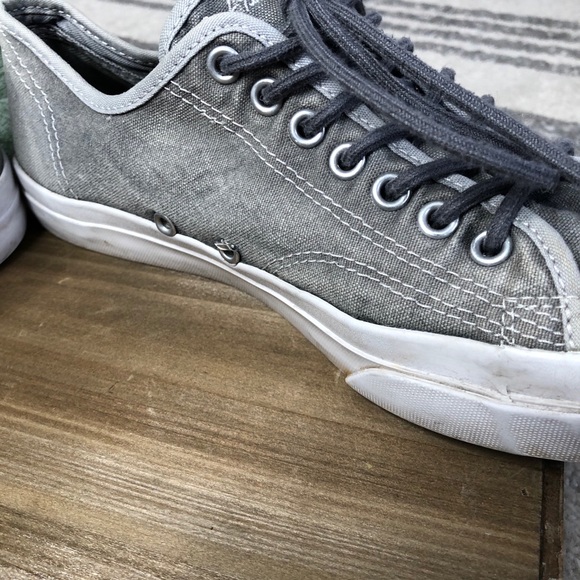 CONVERSE Grey Sneakers Size 8 EUC - Picture 8 of 12